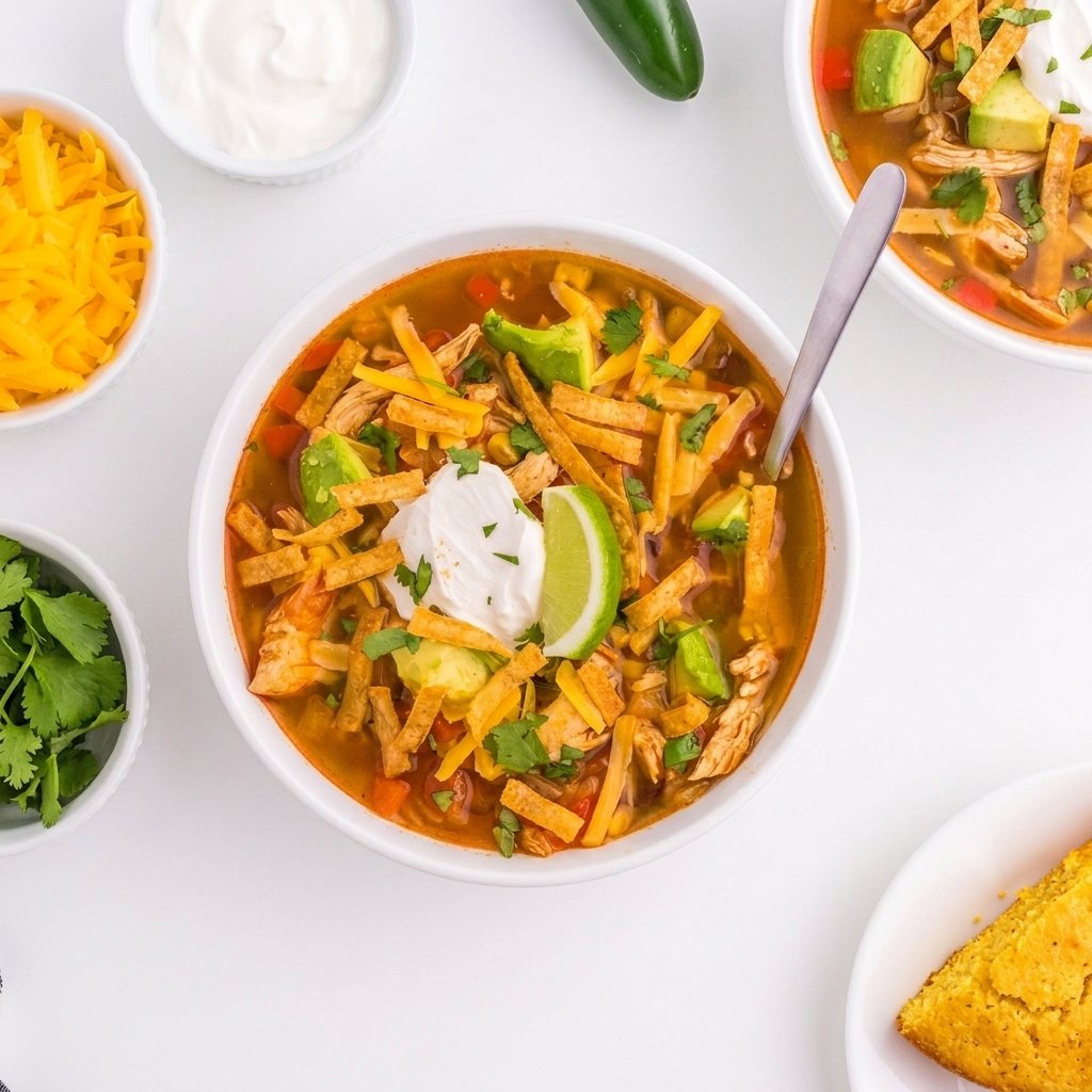 Zesty Chicken Tortilla Soup