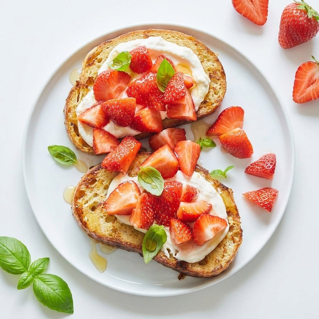 Strawberry Ricotta Toast