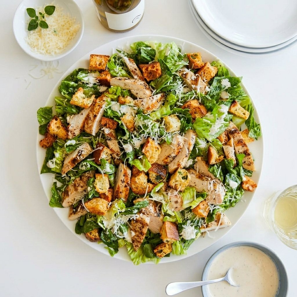 Hearty Chicken & Crouton Salad
