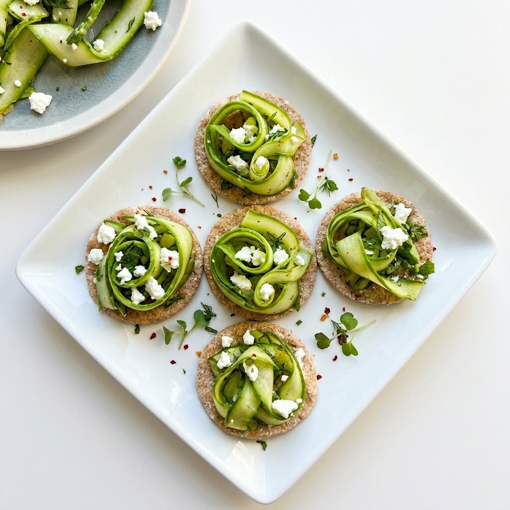 Shaved Asparagus on Sourdough
