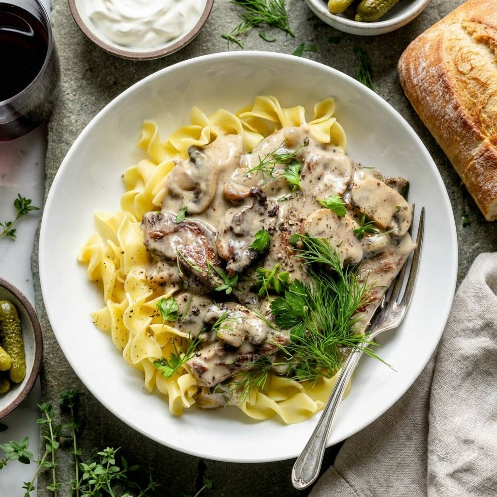 Beef Stroganoff