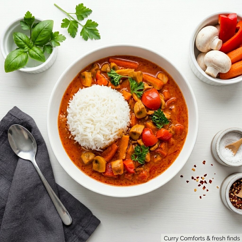 Red Thai Curry with Basmati Rice