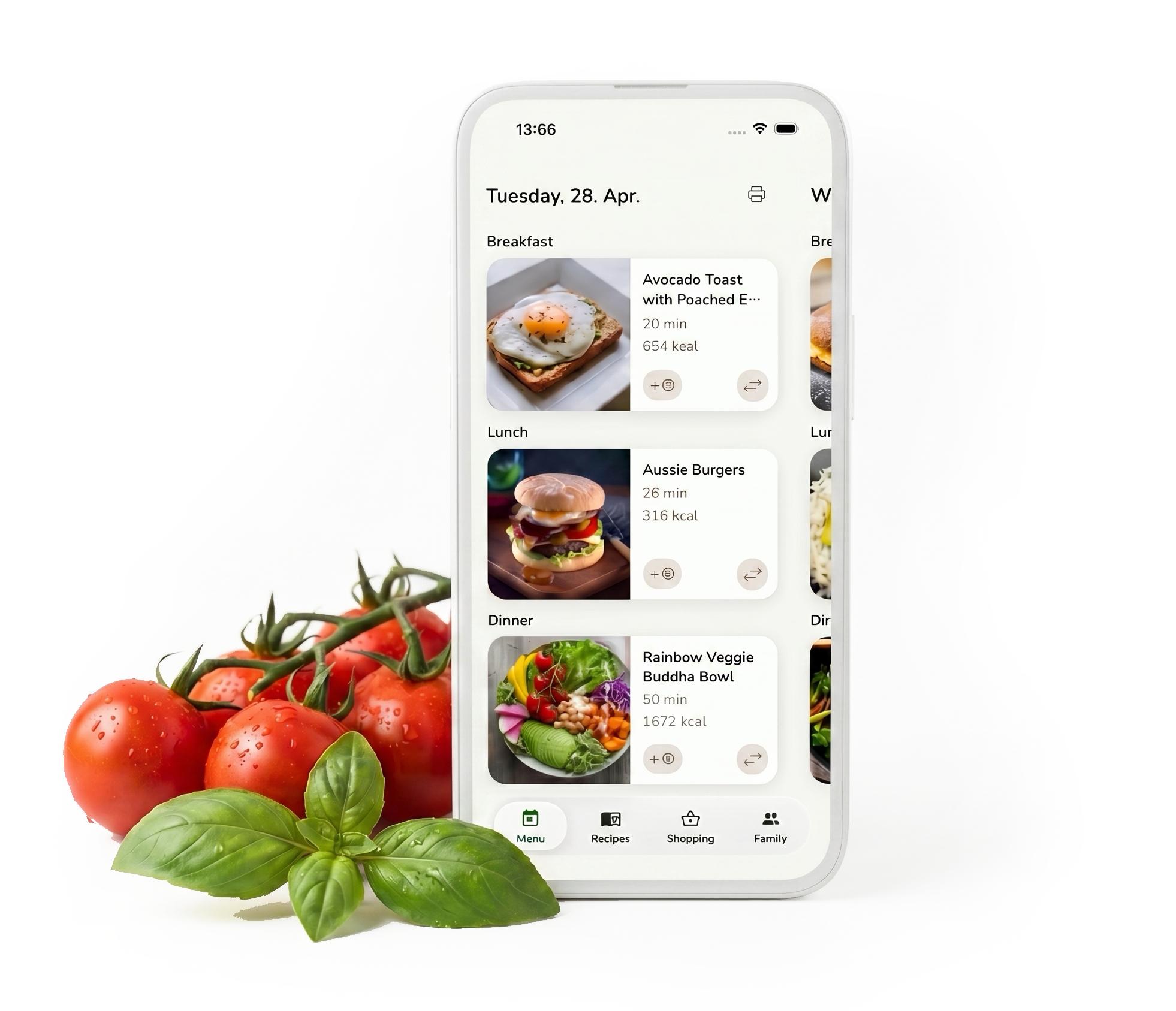 Never wonder what to cook again