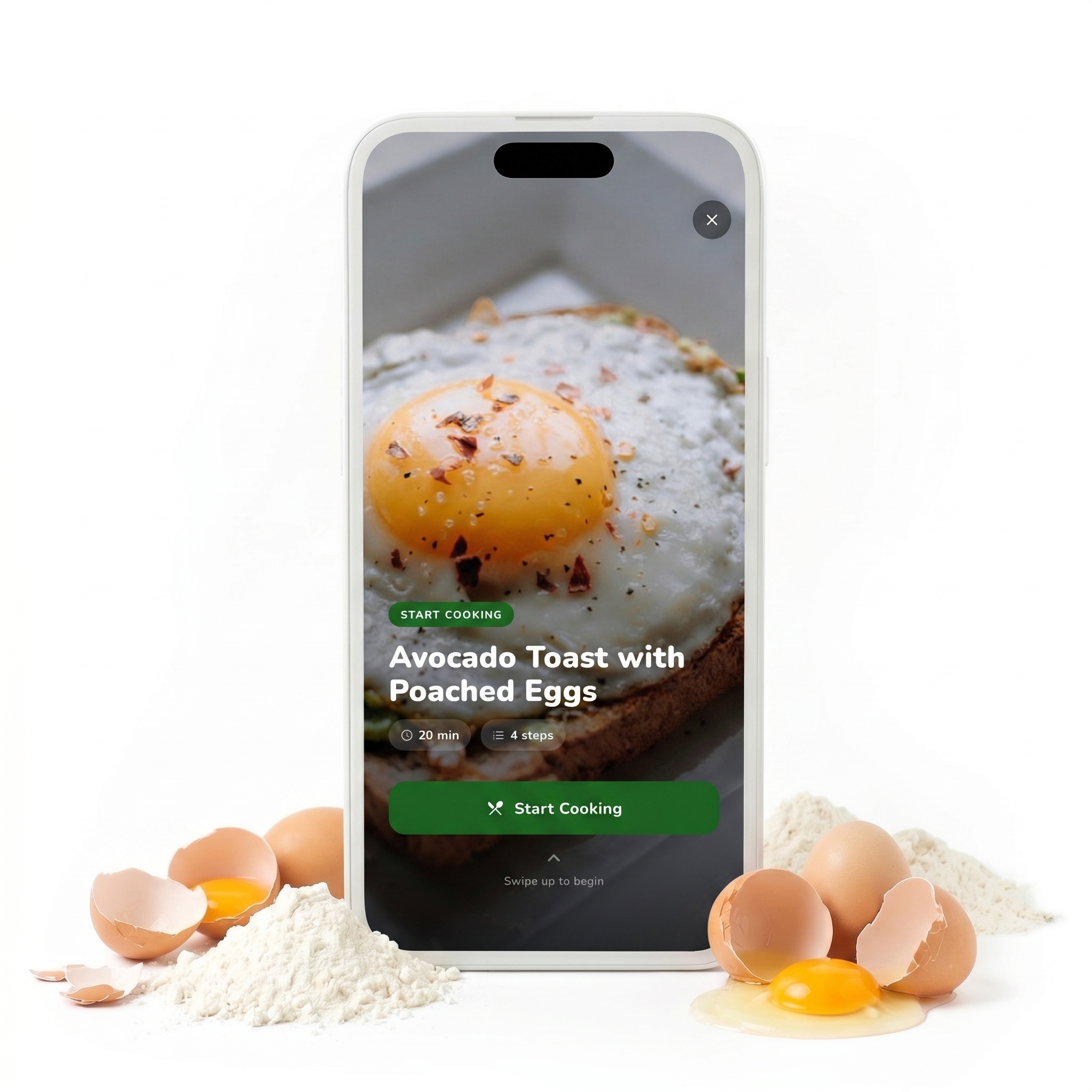 Step-by-step, hands-free cooking